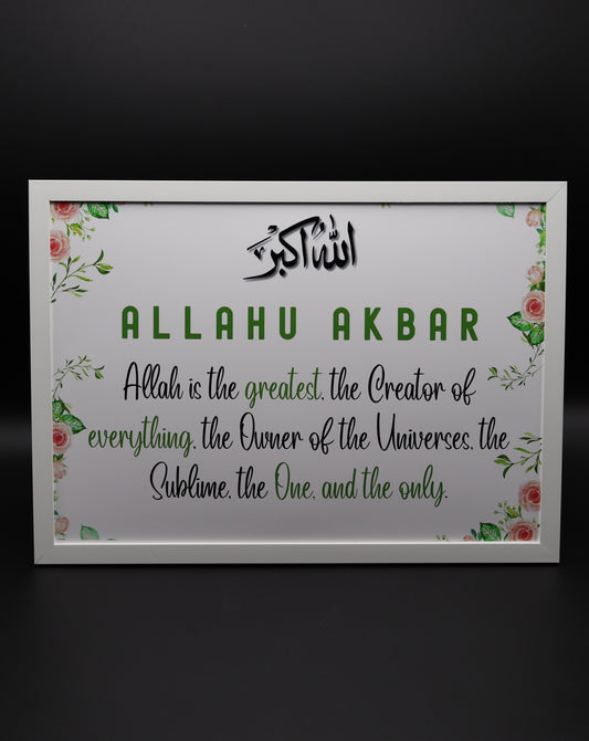 AllahuAkbar With Message - A4